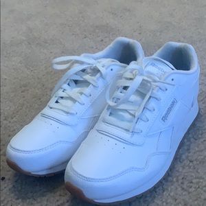 White Reebok sneakers